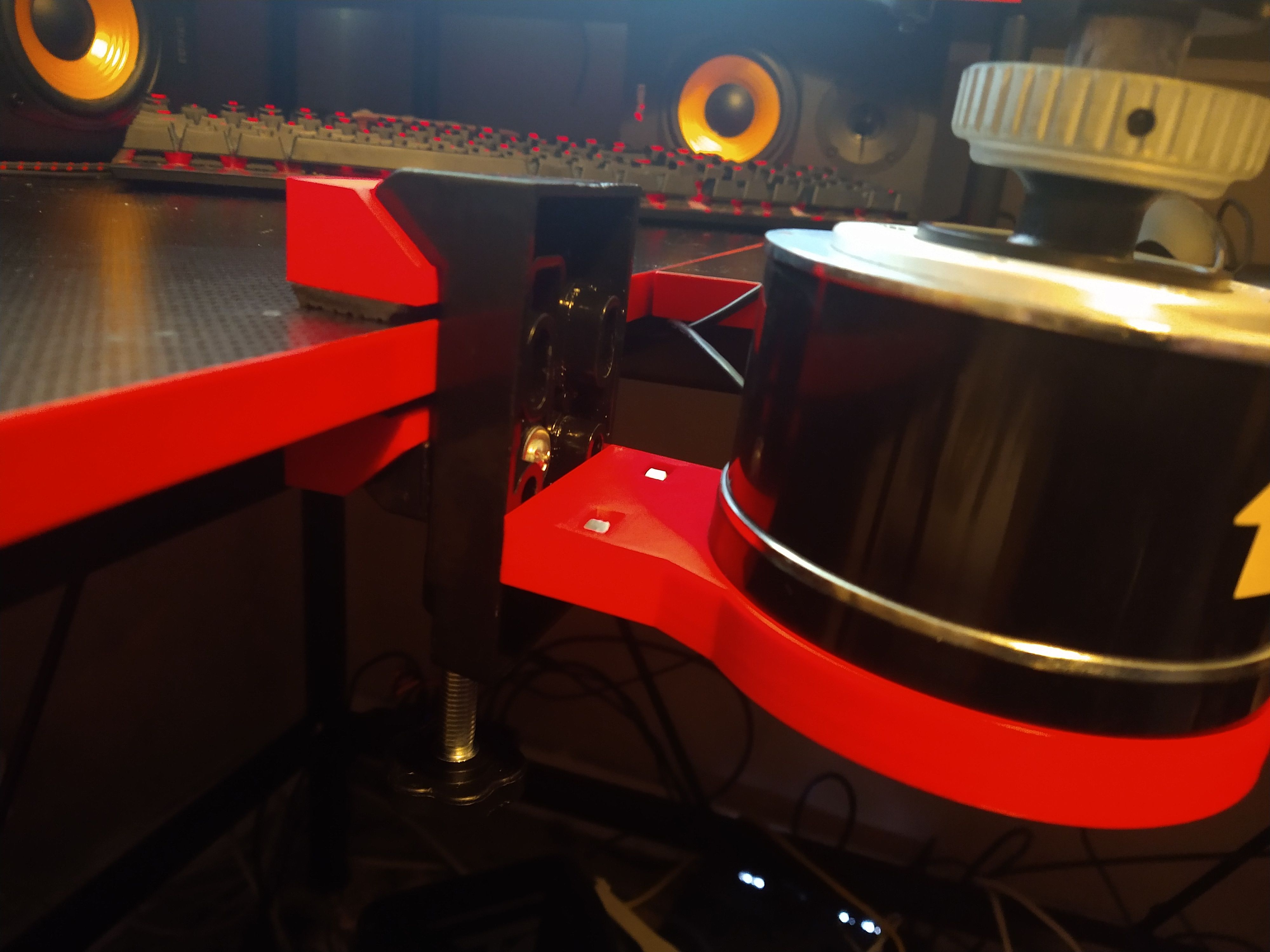 STL file Thrustmaster Hotas Warthog Desk and Corner Desk Mount・Template