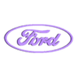 Ford_logo_nobase.stl FORD LOGO EMBLEM BADGE WITH AND WITHOUT BASE