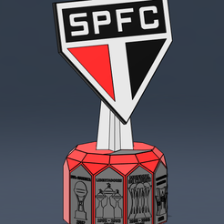 STL file Independiente - Libertadores de America 🏈・Model to
