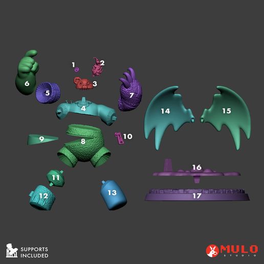 🐉 ShinMonzaemon・ 3D File for 3D printing・Cults