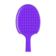 PING PING TODO CON BORDE.stl Paddle table tennis paddle