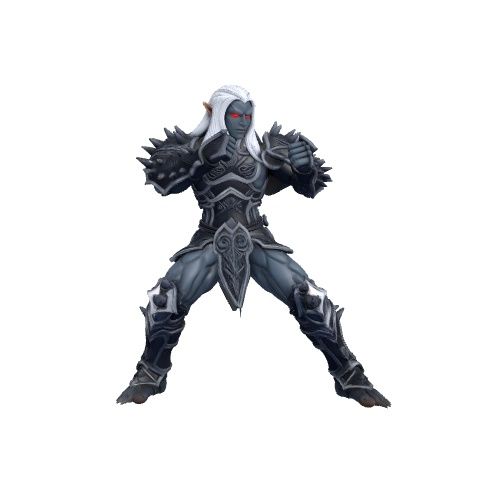 3DL Dl Super Dark Fighter .Stl .Glb for 3D Printer