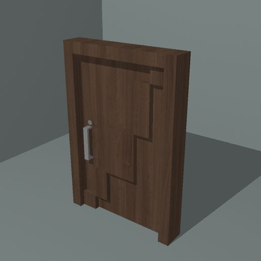 🚪 Door・Free OBJ File for ・Cults