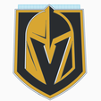 golden-knights-wall.png Las Vegas Golden Knights NHL Plaque with Keyhole - 2 sizes (for Ender 3 and CR-10 sizes)