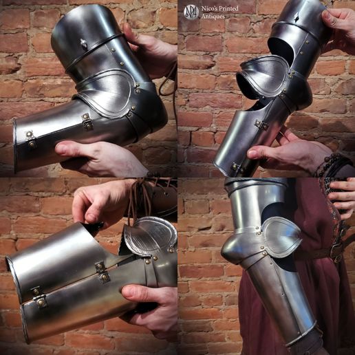 Combo.jpg 16th Century Plate Vambrances (Arm Harness)
