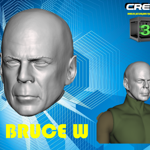 BRUCE W HEAD 3D model