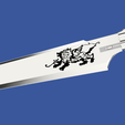 1.png Final Fantasy VIII - Squall Leonhart gunblade 3D model