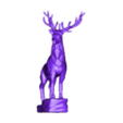 deer-merged.obj Checkman Deer 3D print model