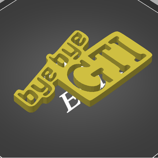 Bye Bye GTi 3D model