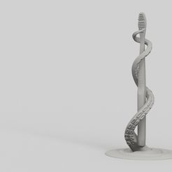 Toothbrush-Ver3-02_display_large.jpg Download free STL file Octopus Arm Toothbrush Holder • 3D printing model, Yazhgar