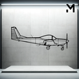 m20m.png Wall Silhouette: Airplane Set