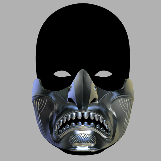 Screen Shot 2020-08-08 at 12.55.41 pm.png Descargar archivo OBJ GHOST OF TSUSHIMA - Purity of War Fan art cosplay mask 3D print model • Objeto para impresora 3D, 3DCraftsman