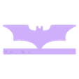 BATMAN BEGINS V2 Logo Display by MANIACMANCAVE3D.stl 3x BATMAN BEGINS Logo Display by MANIACMANCAVE3D