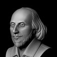 2.jpg William Shakespeare 3D Model Sculpture
