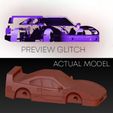 ferrari_glitch_square.jpg STL file Ferrari F40 Replica Toy Car・3D printer model to download