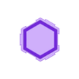 Interlocking hexagons - 120width-180height.stl Cubes hexagonaux à emboîtement