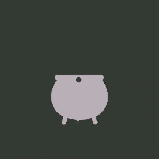 Halloween - Caldeirão 3D model