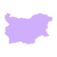 Map Bulgaria.STL Bulgarian Map