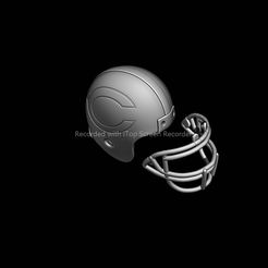 20230107_085522.jpg Fichier 3D Casque de football Bears V2・Plan pour impression 3D à télécharger
