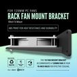 4.jpg 10-Inch 1U Rack Mount Fan Bracket for 120mm PC Fans - STL & 3MF Files, Custom Design for Homelab Cooling, Edge Computing, AI Rack Solutions, High-CFM Modular Build