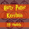 vg oI Gru 19 models Harry Potter - Keychain - Keychains - Christmas -