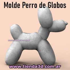 perro-globos.jpg Balloon Dog Flowerpot Mold