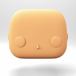 MH_1-1.png A male head in a Funko POP style. Bald head. MH_1-1