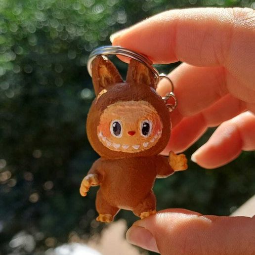 🗝️ Labubu keychain・ STL File for 3D printing・Cults