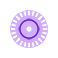 Roue_24_dts-_Largeur_fixe.stl Roues de codage pour détecteur de brouillage Ø1,75
