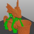 Preview-in-Prusa-Slicer.jpg Drache Spielzeug Topf Pflanzer