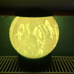 IMG_3328.jpg STL file lamp sphere lithophany harry potter・3D printing idea to download