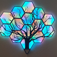Adsız.png Hex Wall Decoration