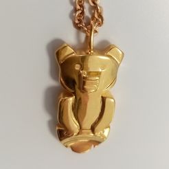 IMG_20200302_110144.jpg Fichier STL Pendentif Totem Ours (inspiré du dessin animé Frères des ours)・Plan à imprimer en 3D à télécharger