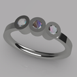 anillo3gemas3.png STL file Ordering ring with 3 gems - Size 16・3D printing template to download