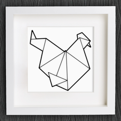 Capture d’écran 2018-01-09 à 10.00.17.png Free STL file Customizable Origami Chicken・Model to download and 3D print, MightyNozzle