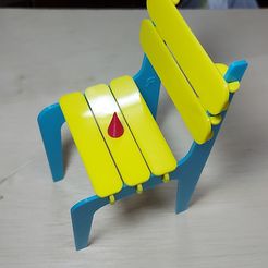 20201031_210401.jpg Free STL file Stake Chair Or Pile chair・3D printable model to download