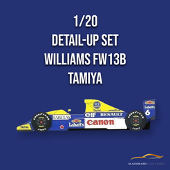 pixelcut-export-1672474126246.png Detail-up Set for the 1/20 Tamiya Williams FW13B