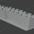 3.png Runewars epic game Brick wall and Rock with Tunnel set