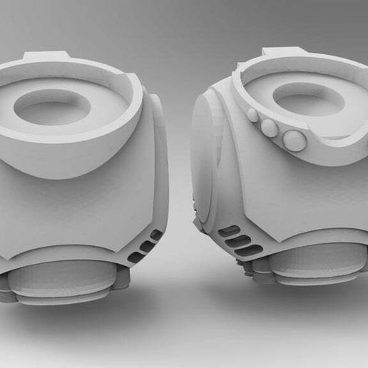 Space Knight Torsos Bits 3D model