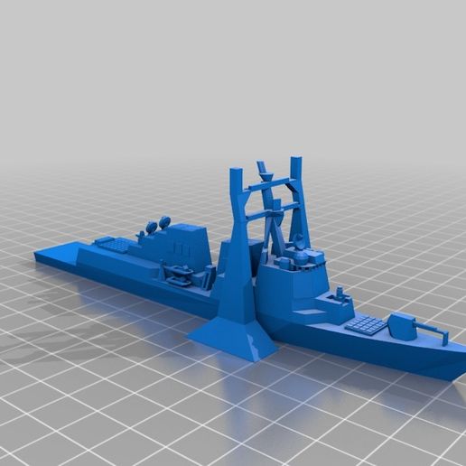 Free STL file DDG 51 Flt 3 printable・3D printer model to download・Cults