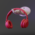 3.png 3d printable headphone holder and wearable sculpted hand 3D print model