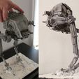 snowcombo4.jpg Empire Strikes Back AT-ST 3D printable STUDIO SCALE 3D print model