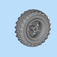 4.jpg Mold RC Truck tire Rims and Tire files 3D print