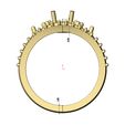 Diamond-5mm-stone-Diamond-lip-ring-size7-06.jpg Fichier STL Bague de fiançailles en pierre de 5 mm à lèvres en diamant modèle d'impression 3D・Plan pour impression 3D à télécharger