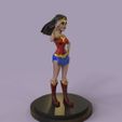 wonder-e-bat.692.jpg Fichier STL Selfie de Wonder Woman et Batgirl・Objet pour impression 3D à télécharger