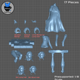 Sylphiette-Default-Pose-Pieces.png Sylphiette - Mushoku Tensei Anime Figurine for 3D Printing