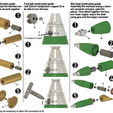 Assembly-steps.png 75mm HE34 PaK 40 projectile, scale 1:1