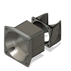 70951487-c8d1-4a90-ad48-097cfbc8a953.png Fichier 3D gratuit e3d v6 fun duct 40mm・Modèle pour imprimante 3D à télécharger