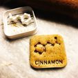 20210606_Sm_CinnMol_cookie_DCortes2.jpg CHEMISTRY COOKIE CUTTER - Cinnamon Molecule