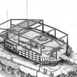 984b9504-581c-4e8c-bc87-606f02bd3c70.jpg Mangal frame (cage armor) for Ukrainian Leopard2a4 1/35 scale
